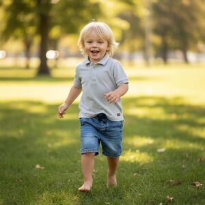 7 For All Mankind polo & shorts set